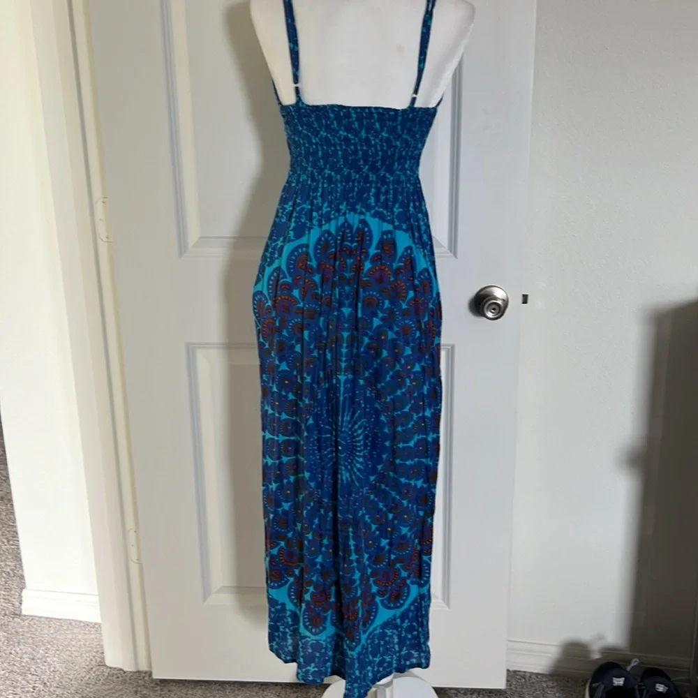 EUC Mexican Boho Pattern Maxi Dress - Size XS - Picture 5 of 8